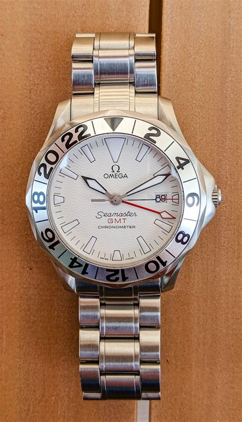 omega seamaster gmt great white|omega seamaster professional gmt.